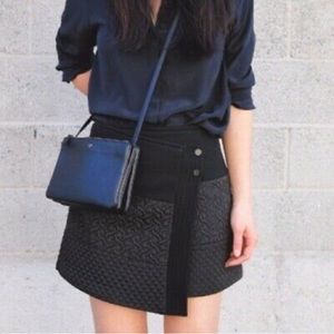 CAbi Swathe Mini Snap Wrap Skir Asymmetrical #926